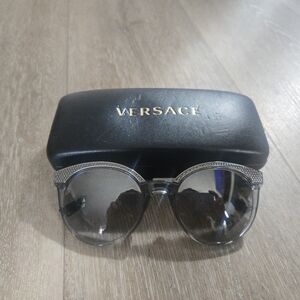 Versace Stylish Silver Women's Sunglasses